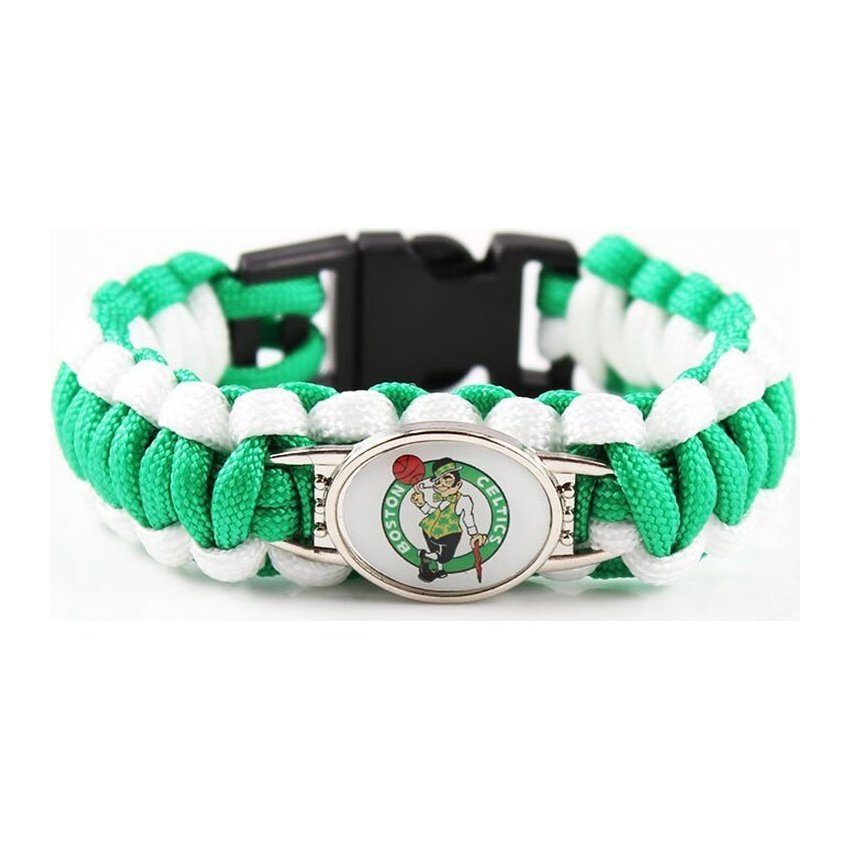 Bracelet de Survie Tressé Logo Équipe Basketball Karsyn - Mon Bracelet Homme