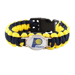 Bracelet de Survie Tressé Logo Équipe Basketball Kellen - Mon Bracelet Homme
