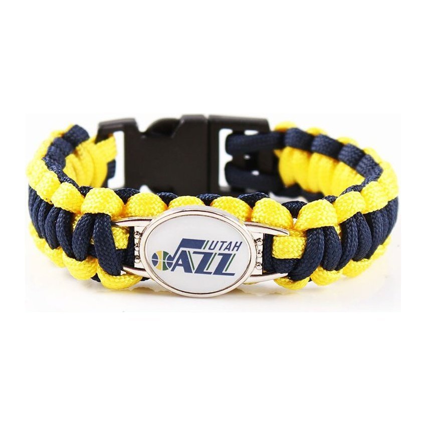 Bracelet de Survie Tressé Logo Équipe Basketball Krew - Mon Bracelet Homme