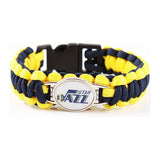 Bracelet de Survie Tressé Logo Équipe Basketball Krew
