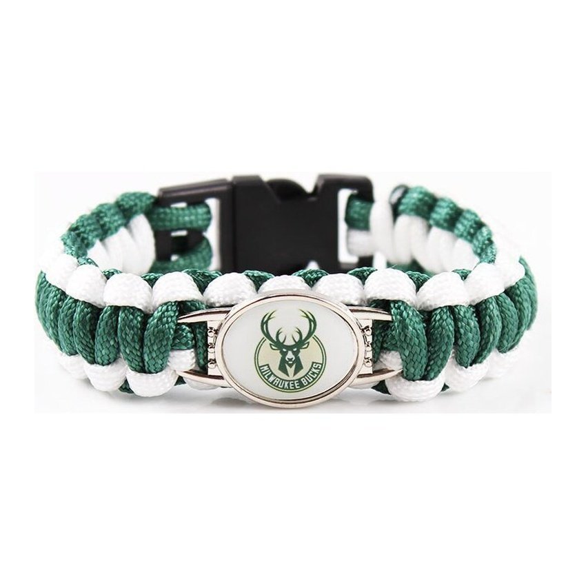 Bracelet de Survie Tressé Logo Équipe Basketball Matthew - Mon Bracelet Homme