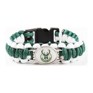 Bracelet de Survie Tressé Logo Équipe Basketball Matthew - Mon Bracelet Homme