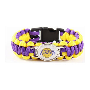 Bracelet de Survie Tressé Logo Équipe Basketball Nico - Mon Bracelet Homme