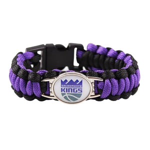 Bracelet de Survie Tressé Logo Équipe Basketball Scott - Mon Bracelet Homme