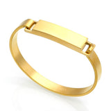 Bracelet Demi Jonc Homme en Acier - Mon Bracelet Homme