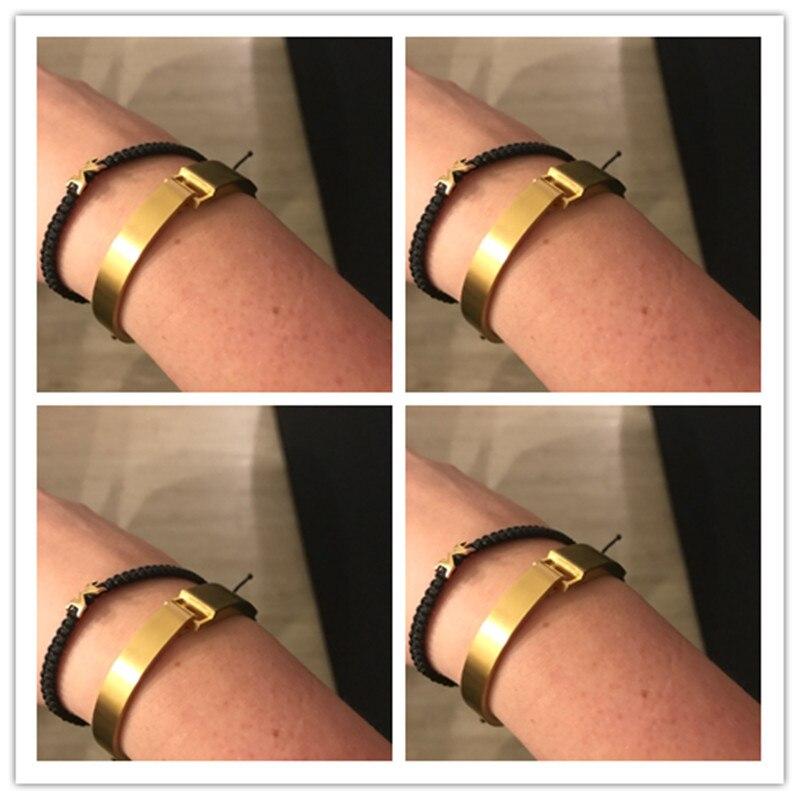 Bracelet Demi Jonc Homme en Acier - Mon Bracelet Homme