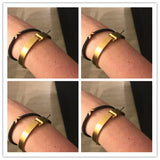 Bracelet Demi Jonc Homme en Acier - Mon Bracelet Homme