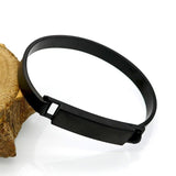 Bracelet Demi Jonc Homme en Acier - Mon Bracelet Homme