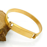 Bracelet Demi Jonc Homme en Acier - Mon Bracelet Homme