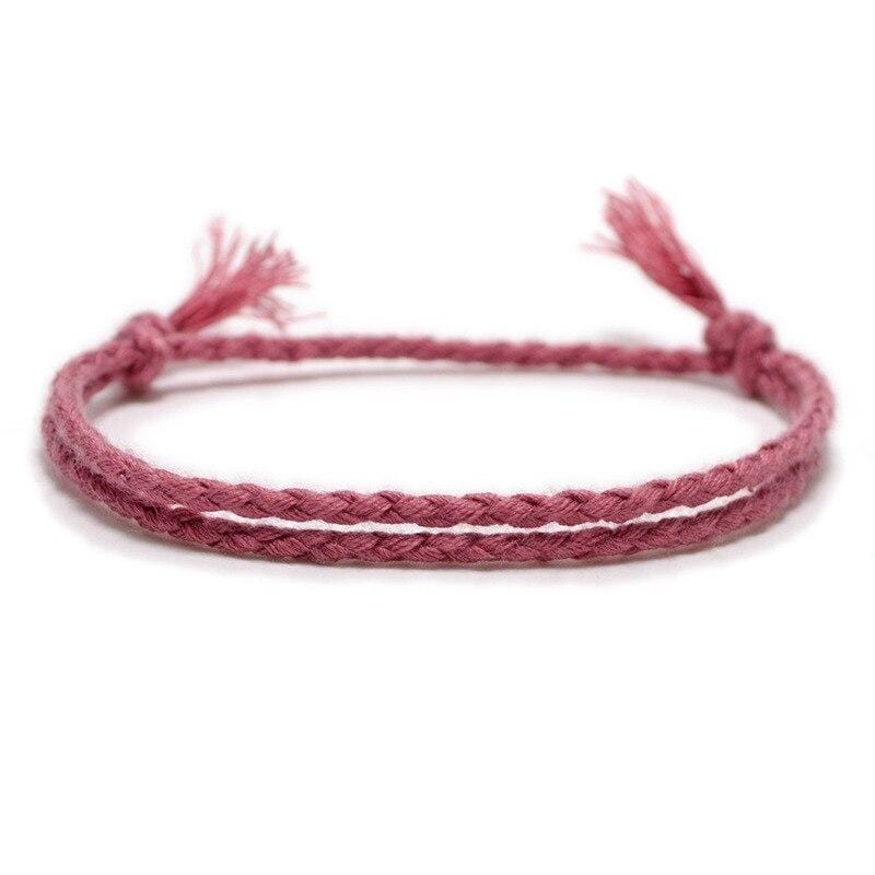 Bracelet Discret En Corde De Coton Tissé - Mon Bracelet Homme