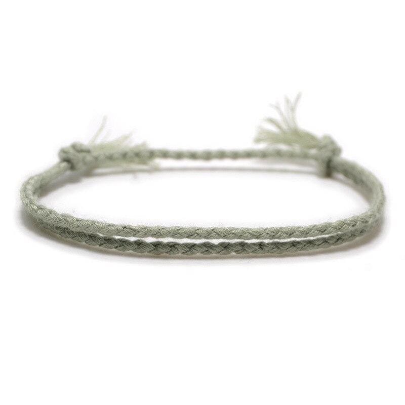 Bracelet Discret En Corde De Coton Tissé - Mon Bracelet Homme