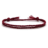 Bracelet Discret En Corde De Coton Tissé - Mon Bracelet Homme