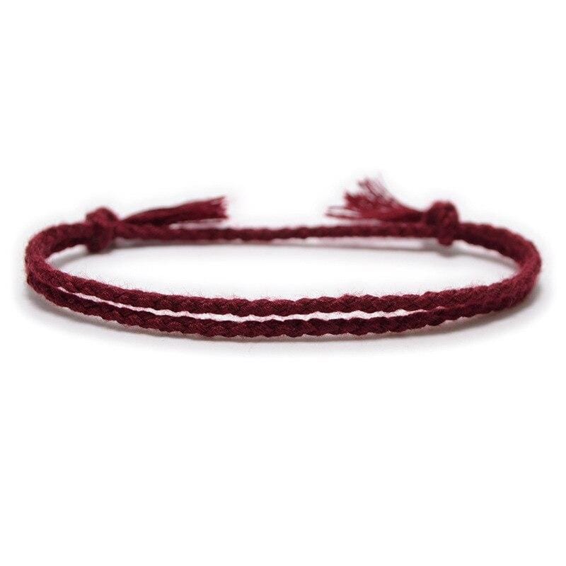 Bracelet Discret En Corde De Coton Tissé - Mon Bracelet Homme