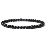 Bracelet Discret En Pierre Naturelle De 4mm Pour Homme - Mon Bracelet Homme