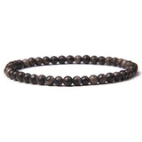 Bracelet Discret En Pierre Naturelle De 4mm Pour Homme - Mon Bracelet Homme