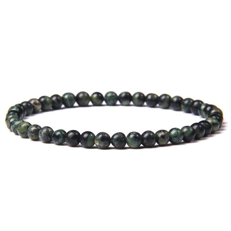Bracelet Discret En Pierre Naturelle De 4mm Pour Homme - Mon Bracelet Homme