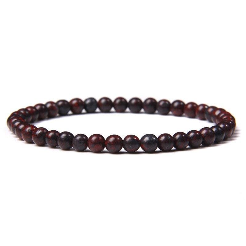 Bracelet Discret En Pierre Naturelle De 4mm Pour Homme - Mon Bracelet Homme