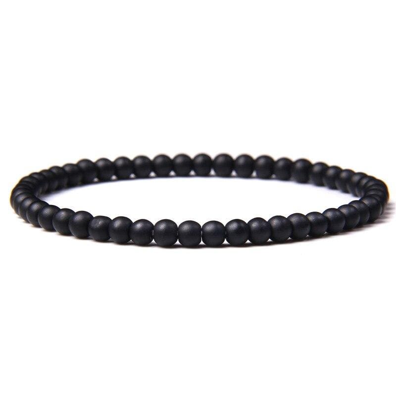 Bracelet Discret En Pierre Naturelle De 4mm Pour Homme - Mon Bracelet Homme