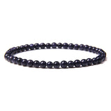 Bracelet Discret En Pierre Naturelle De 4mm Pour Homme - Mon Bracelet Homme