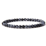 Bracelet Discret En Pierre Naturelle De 4mm Pour Homme - Mon Bracelet Homme