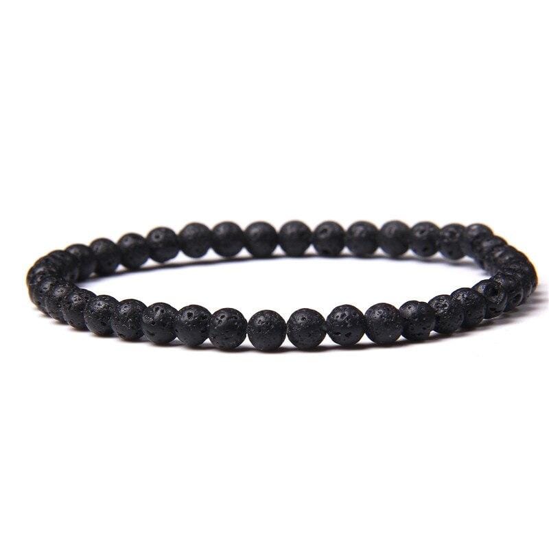 Bracelet Discret En Pierre Naturelle De 4mm Pour Homme - Mon Bracelet Homme