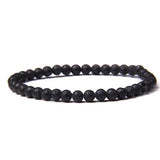 Bracelet Discret En Pierre Naturelle De 4mm Pour Homme - Mon Bracelet Homme