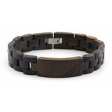 Bracelet en Bois De Chêne Noir pour Homme