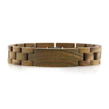 Bracelet en Bois de Chêne Pour Homme