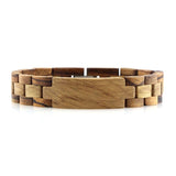 Bracelet en Bois de Chêne Pour Homme Larry Wood - Mon Bracelet Homme