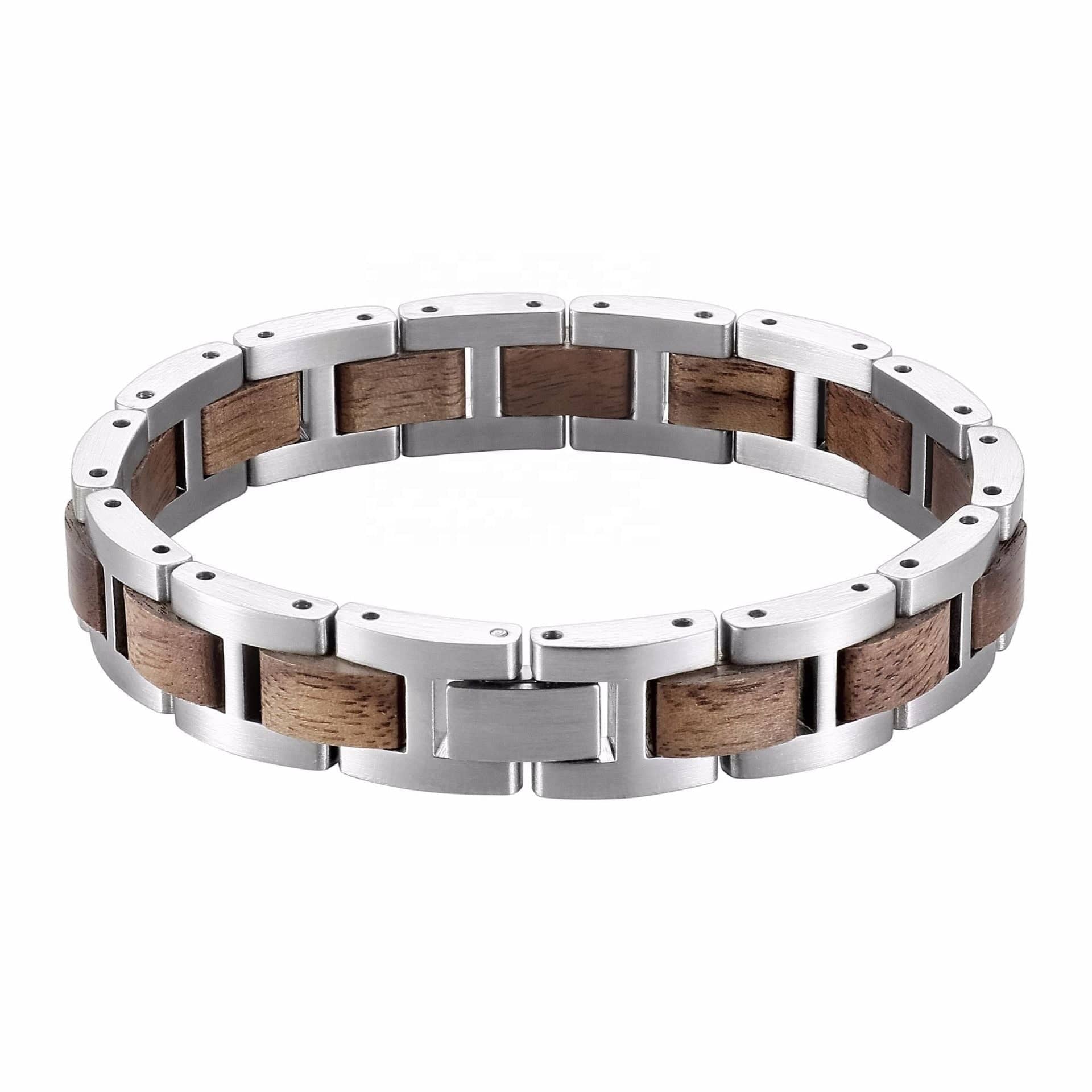Bracelet En Bois De Noyer Pour Homme - Mon Bracelet Homme