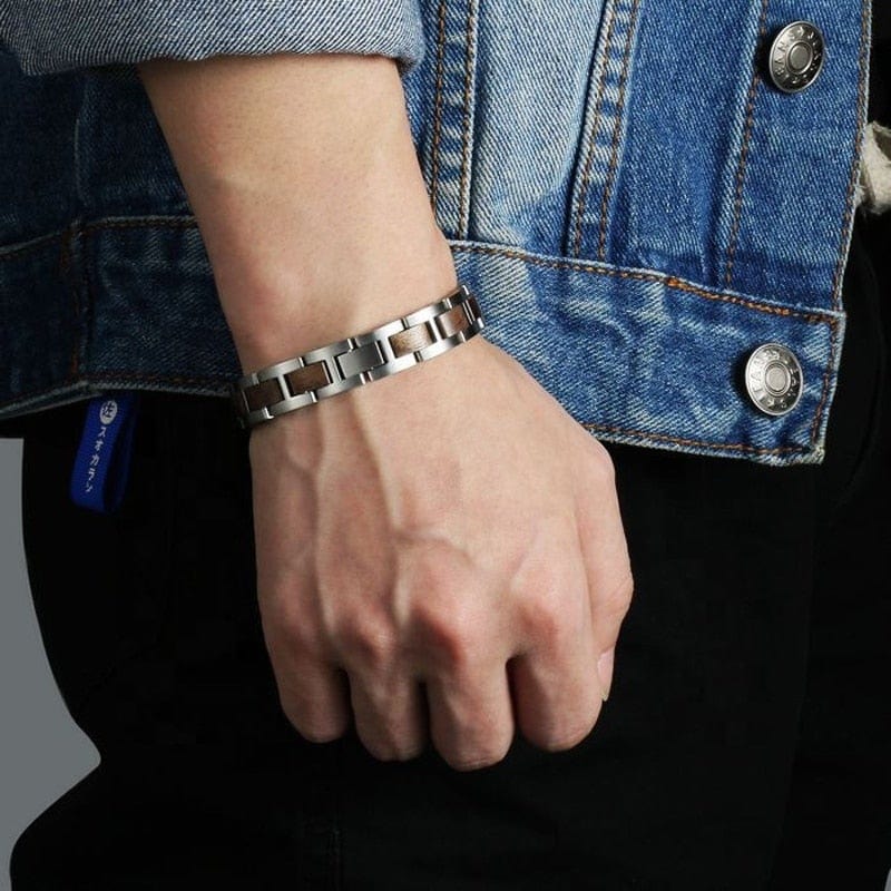 Bracelet En Bois De Noyer Pour Homme - Mon Bracelet Homme