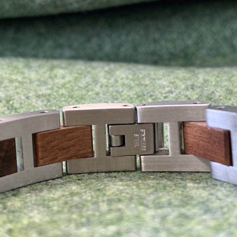 Bracelet En Bois De Noyer Pour Homme - Mon Bracelet Homme