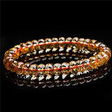 Bracelet En Citrine Naturelle au Cordon Rouge pour Homme - Mon Bracelet Homme