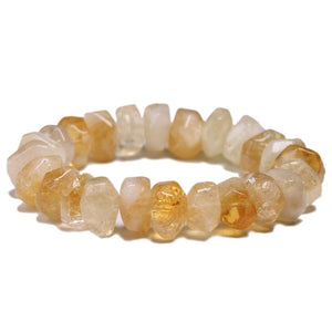 Bracelet En Citrine Naturelle Jaune Harris pour Homme - Mon Bracelet Homme