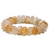 Bracelet En Citrine Naturelle Jaune Harris pour Homme - Mon Bracelet Homme