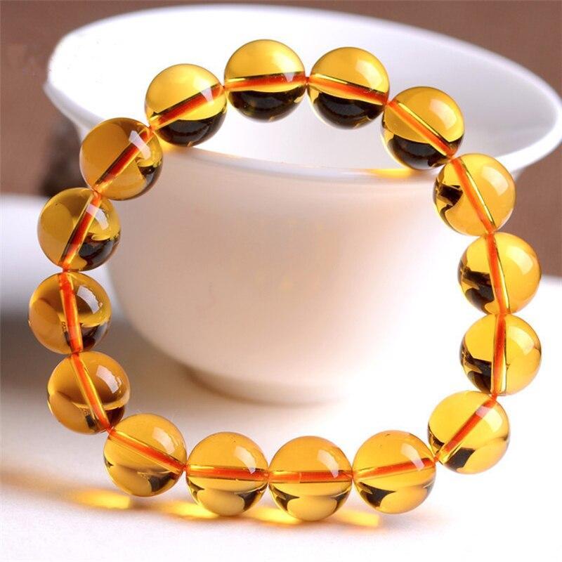 Bracelet En Citrine Naturelle Jaune pour Homme - Mon Bracelet Homme