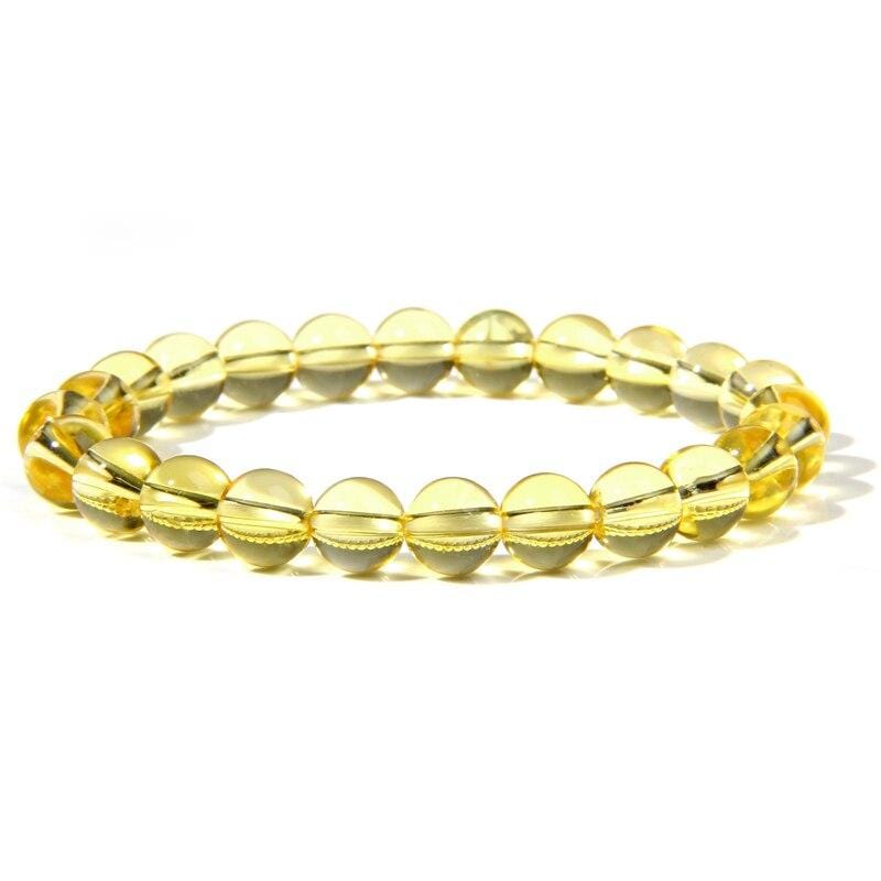 Bracelet En Citrine Naturelle Jaune Reese pour Homme - Mon Bracelet Homme
