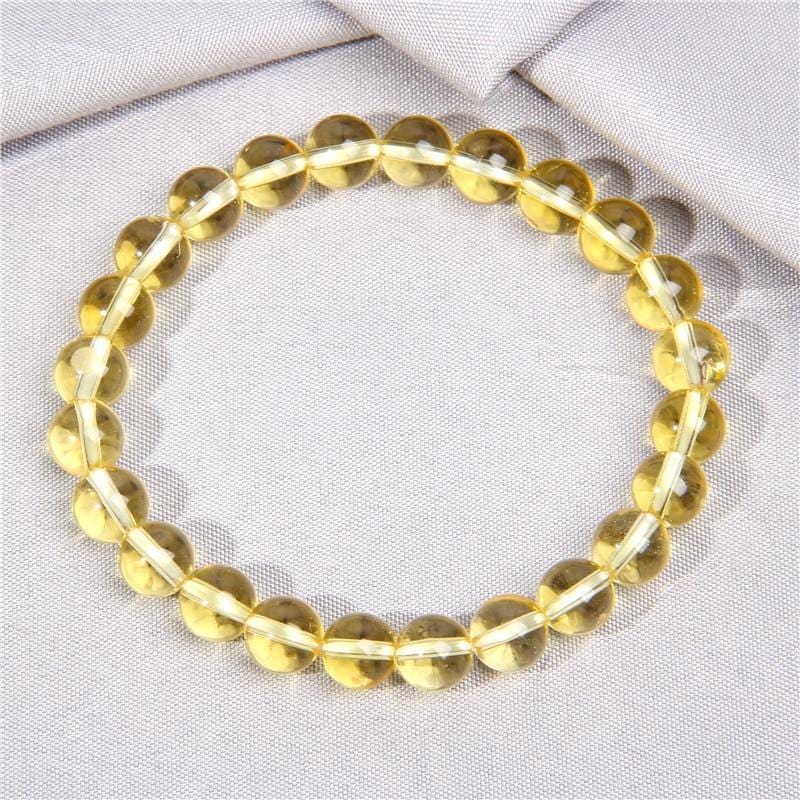 Bracelet En Citrine Naturelle Jaune Reese pour Homme - Mon Bracelet Homme