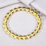 Bracelet En Citrine Naturelle Jaune Reese pour Homme - Mon Bracelet Homme