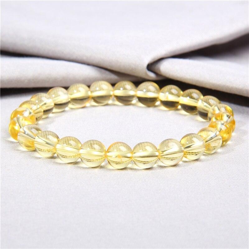 Bracelet En Citrine Naturelle Jaune Reese pour Homme - Mon Bracelet Homme