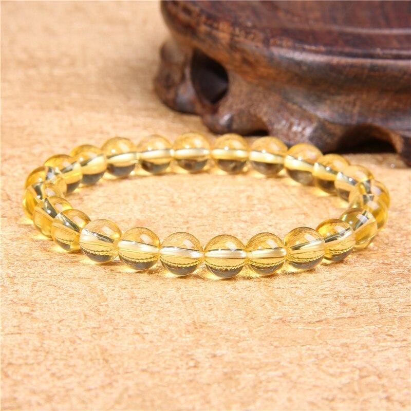Bracelet En Citrine Naturelle Jaune Reese pour Homme - Mon Bracelet Homme