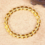 Bracelet En Citrine Naturelle Jaune Reese pour Homme - Mon Bracelet Homme