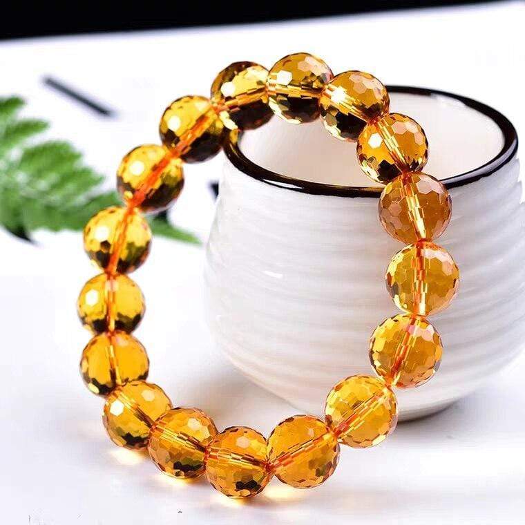 Bracelet En Citrine Naturelle Jaune Tommy pour Homme - Mon Bracelet Homme