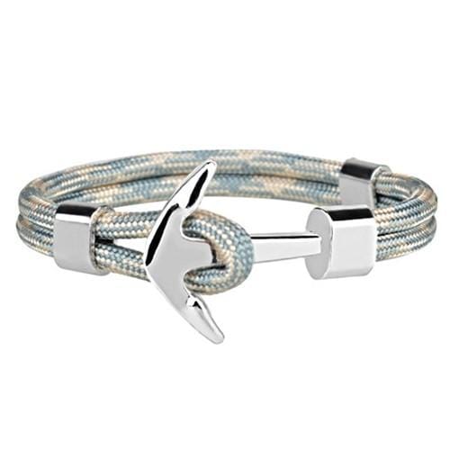 Bracelet en Corde Ancre en Corde - Mon Bracelet Homme