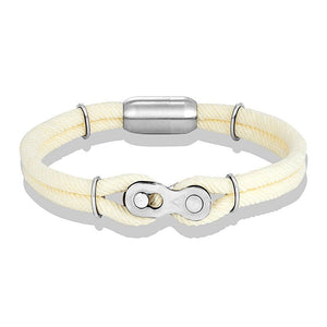 Bracelet en Corde Avec Maillon Chaîne de Moto Clark - Mon Bracelet Homme