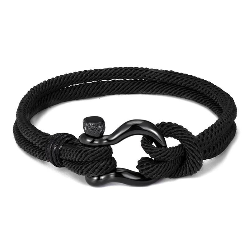 Bracelet en Corde Marin avec Manille Homme - Mon Bracelet Homme