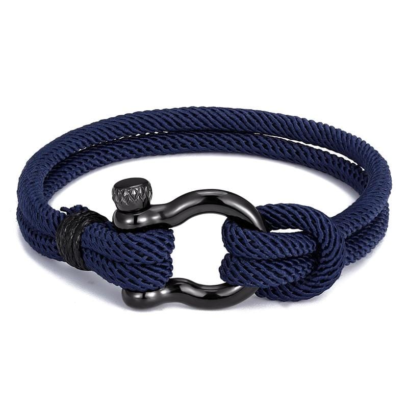 Bracelet en Corde Marin avec Manille Homme - Mon Bracelet Homme
