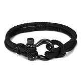 Bracelet en Corde Marin avec Manille Homme - Mon Bracelet Homme