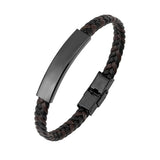Bracelet En Cuir Véritable Décontracté Pour Homme - Mon Bracelet Homme