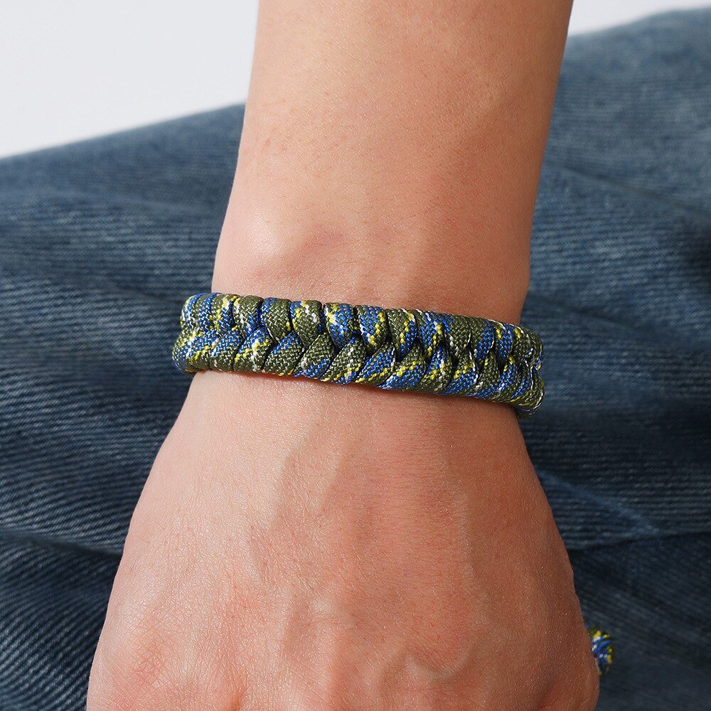 Bracelet en Paracorde Ajustable pour La Survie Callan - Mon Bracelet Homme